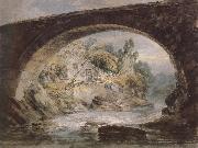Joseph Mallord William Turner The bridge on the river France oil painting artist